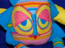 Soft sculpture fabric toy