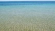 Sea is very clean and calm in Bozcada.