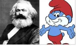 Carl Marx vs. Papa Smurf