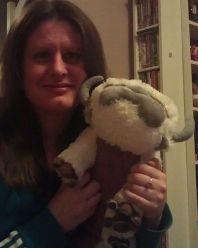Me and my Plush Appa that I got from Sy for Christmas