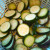 Thinly sliced squash Thinly sliced squash